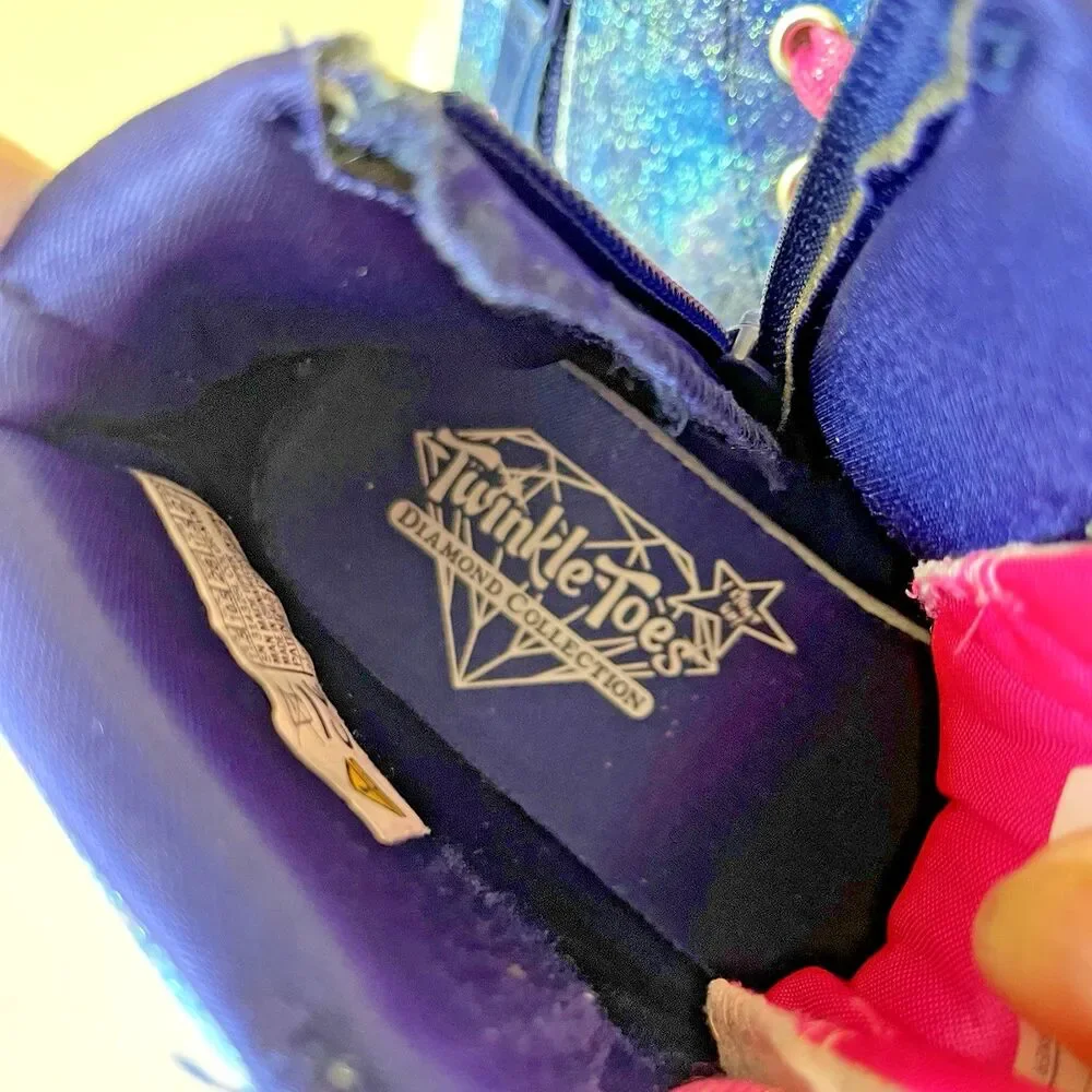 Skechers Twinkle Magic Hot Pink Kids Preschool Unicorn Casual Shoe SZ11.5 Flaws